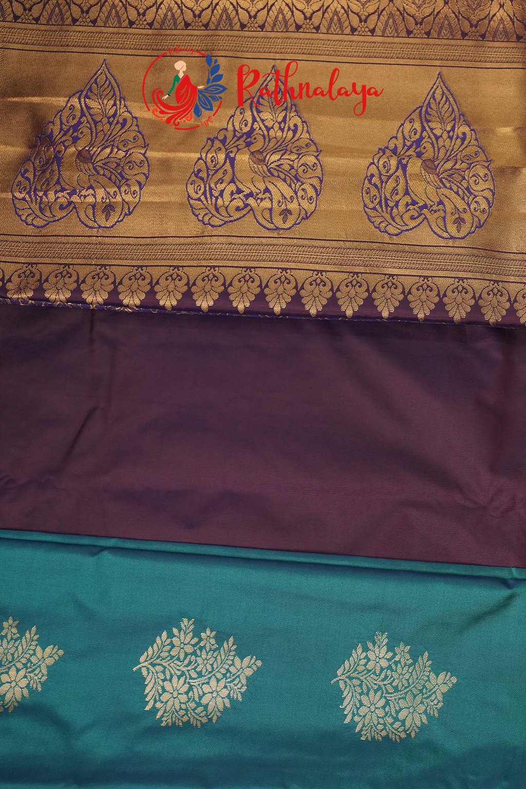 Aaravi Azure Silk Saree