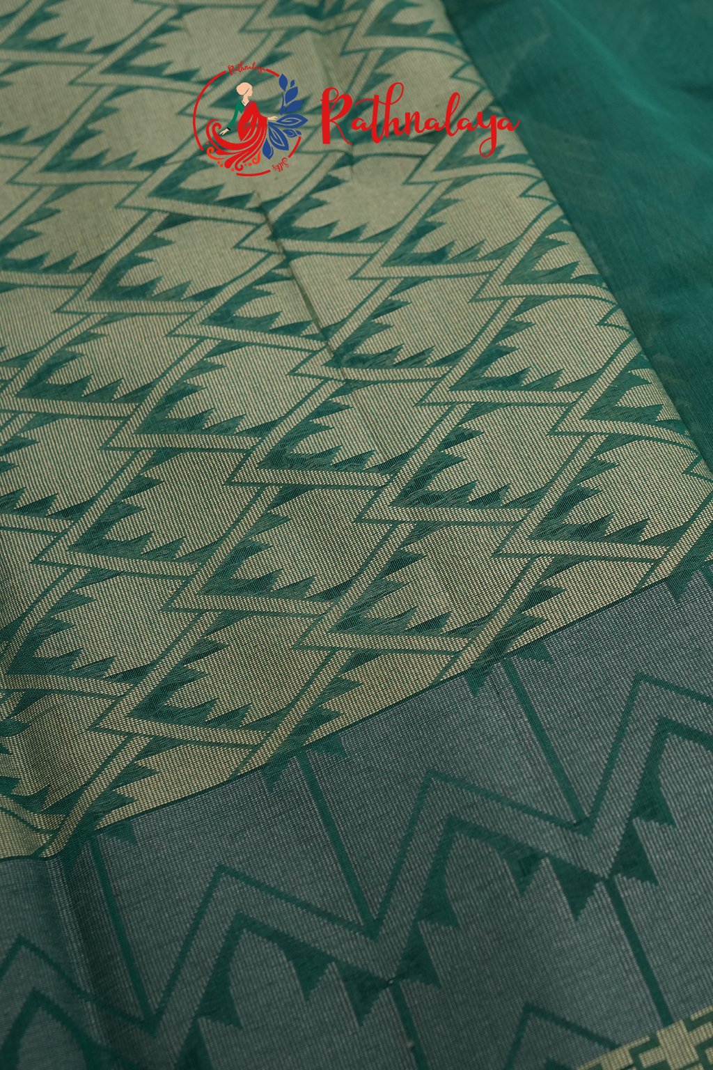 Mayura Teal Weave Saree