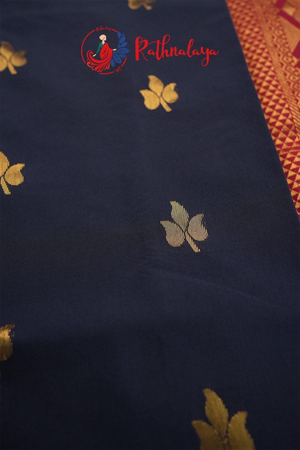 Royal Midnight Blue Saree
