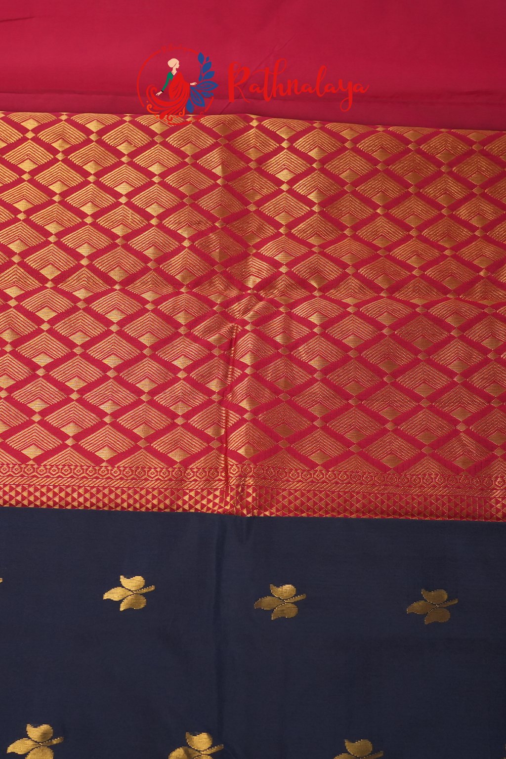 Royal Midnight Blue Saree