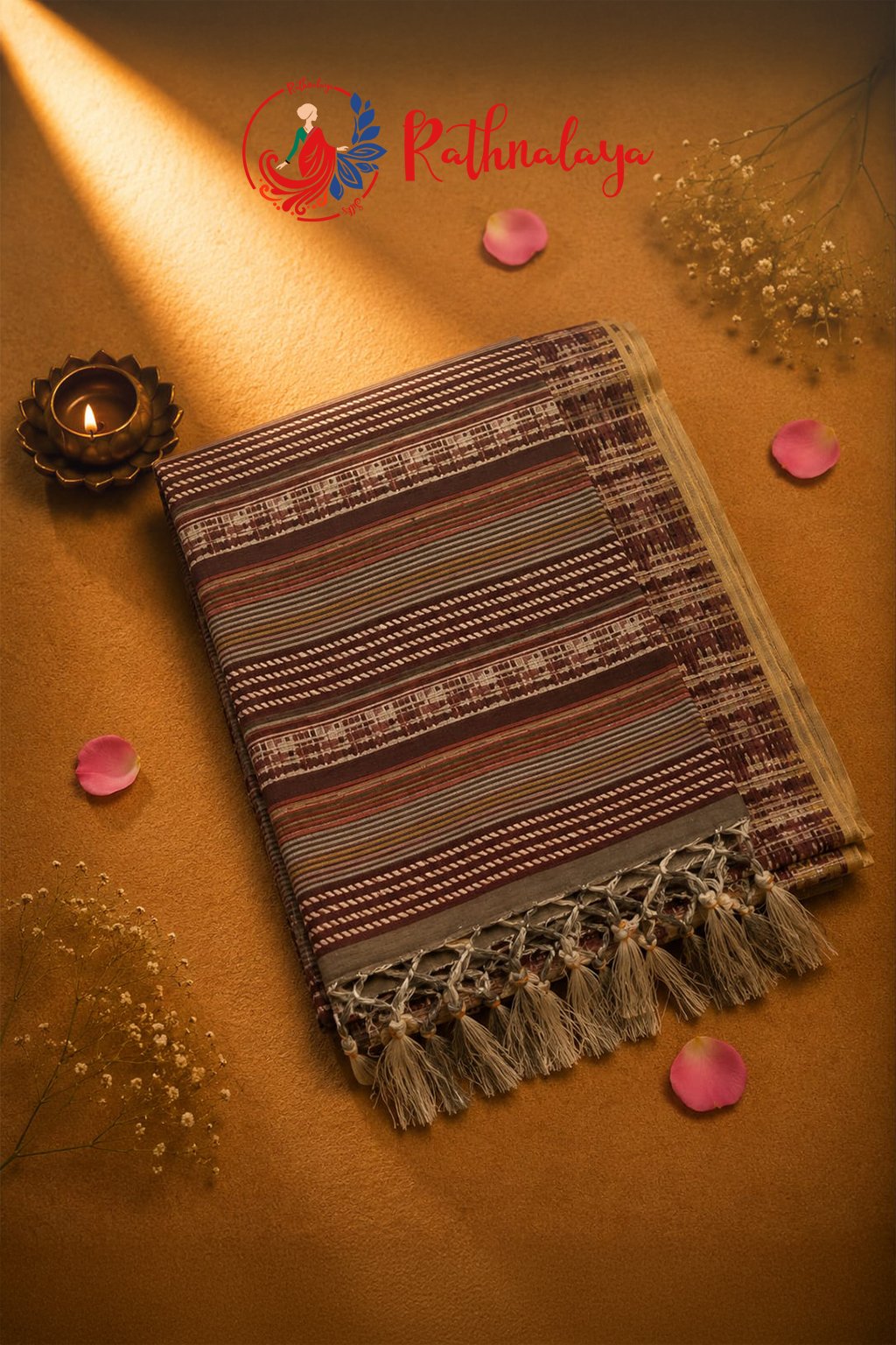 Mrinalini Tribal Weave Saree
